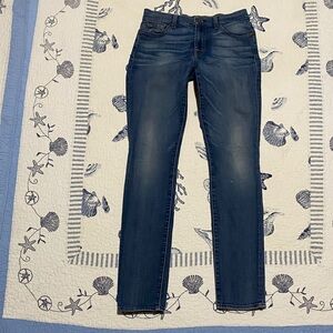 7 For All Mankind Mid-Wash “Roxanne” Skinny-Straight Jeans. Size 27.
